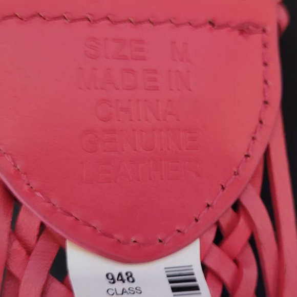 Genuine leather Coral braid belt - Picture 2 of 4